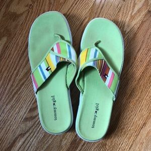 Tommy Girl flip flops Size 7.5